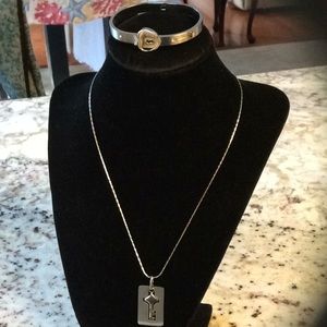 Stainless Steel Necklace and Bracelet Set